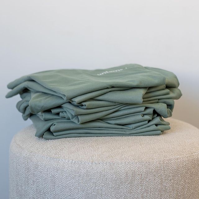 The Hunter Tee — A beautiful 100% combed cotton-blend easy-wear comfy tee for kids. Available in Sage colour. Get yours today!